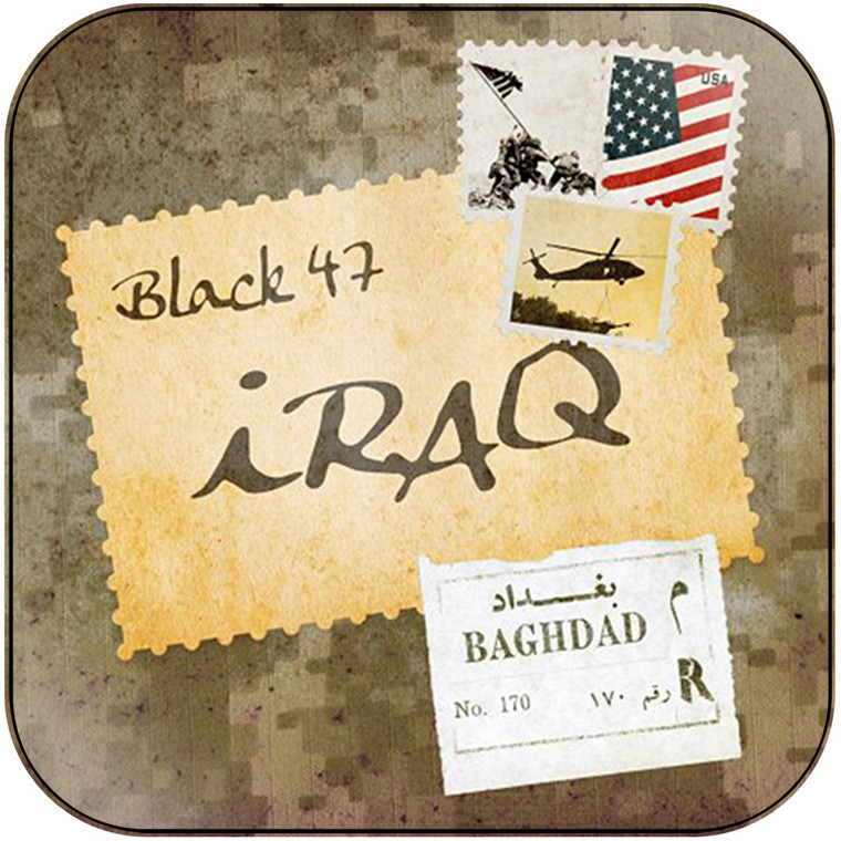 Black 47 On Fire Album Cover Sticker Album Cover Sticker