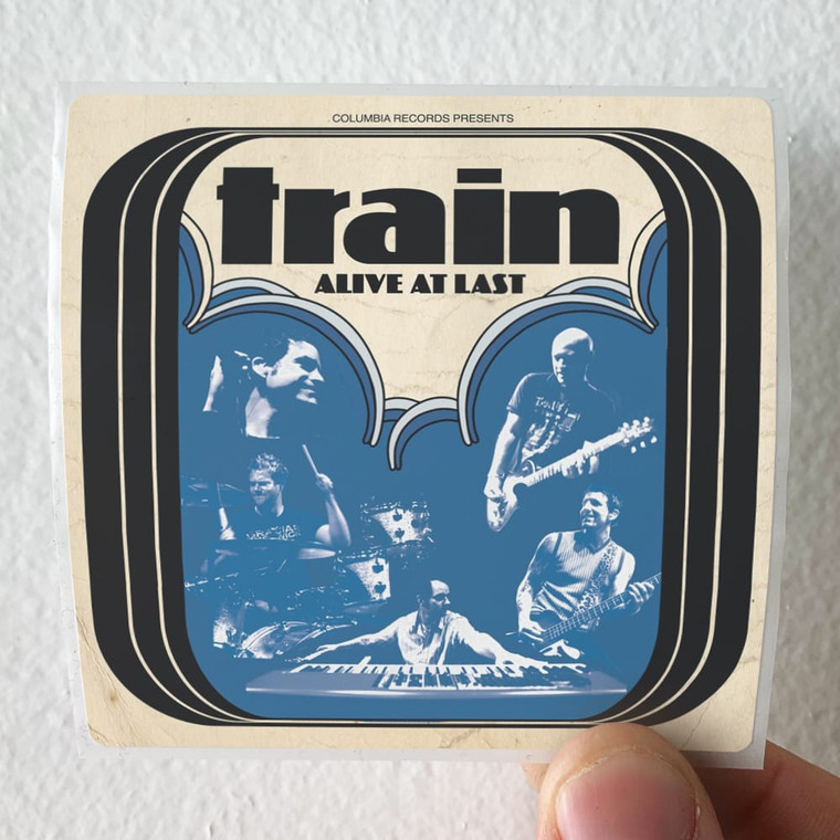Train Alive At Last Album Cover Sticker