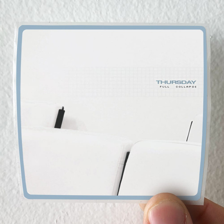 Thursday Full Collapse Album Cover Sticker