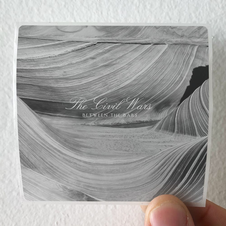 The Civil Wars Between The Bars Album Cover Sticker The Civil Wars Between The Bars Album Cover Sticker