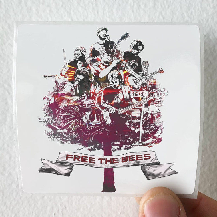 The Bees Free The Bees Album Cover Sticker The Bees Free The Bees Album Cover Sticker