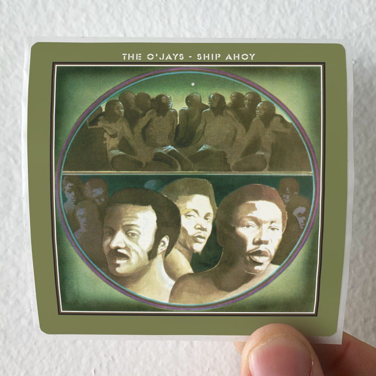 The OJays Ship Ahoy Album Cover Sticker