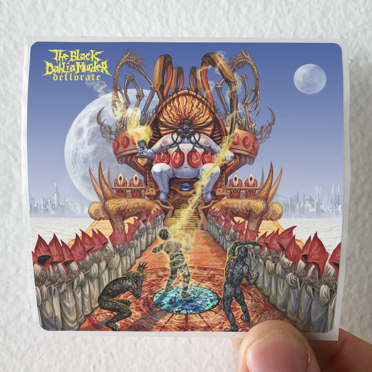 The Black Dahlia Murder Deflorate Album Cover Sticker The Black Dahlia Murder Deflorate Album Cover Sticker