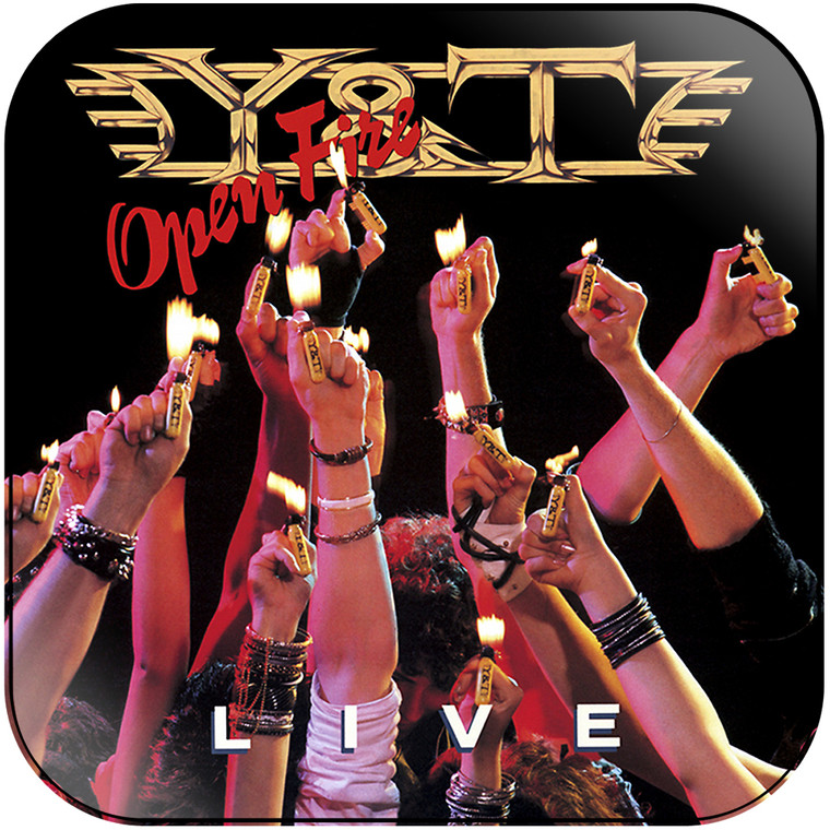 Y & T Open Fire Album Cover Sticker