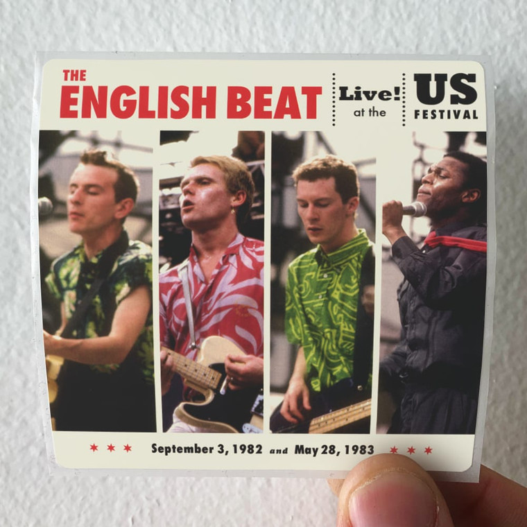 The Beat Live At The Us Festival 82 83 Album Cover Sticker