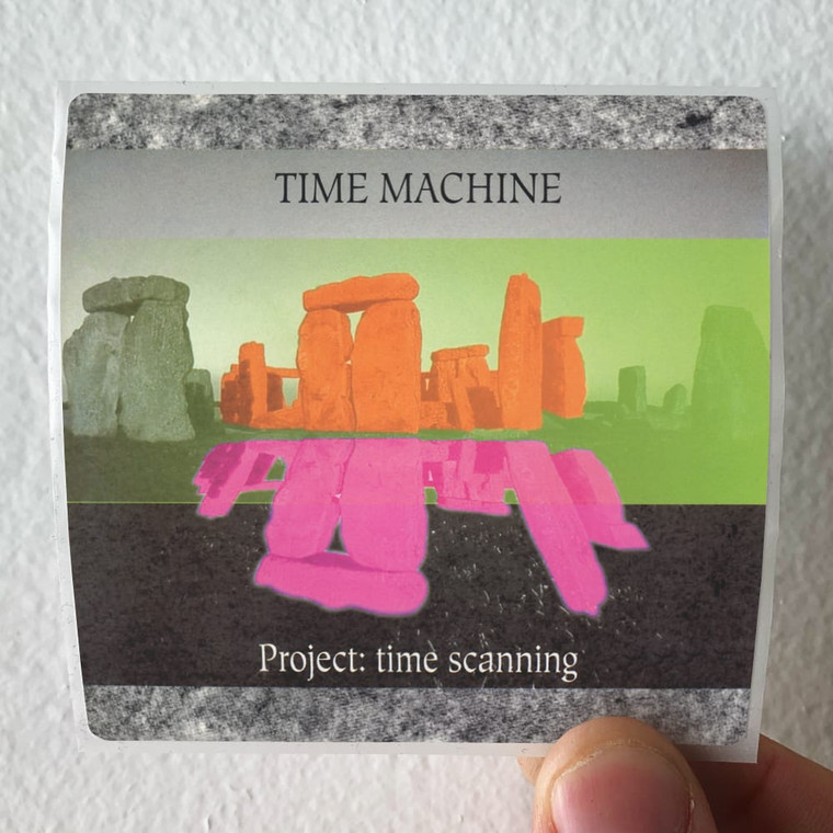 Time Machine Project Time Scanning 1 Album Cover Sticker
