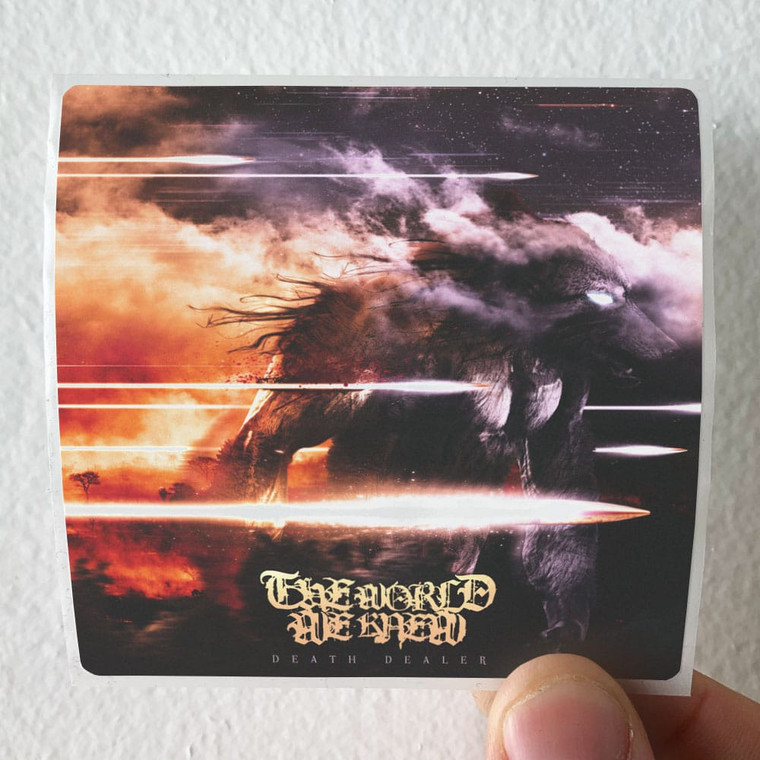 The World We Knew Death Dealer Album Cover Sticker The World We Knew Death Dealer Album Cover Sticker