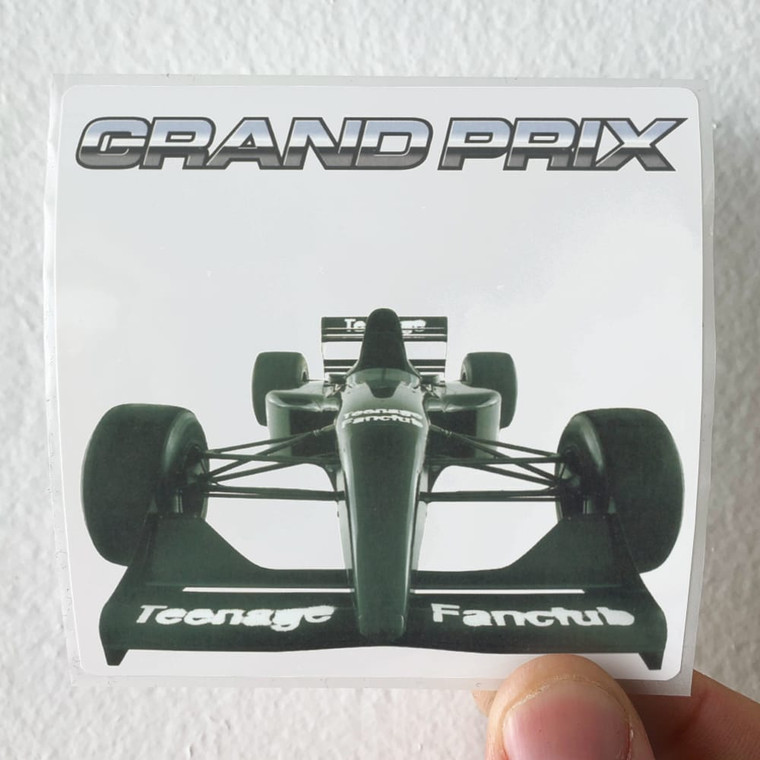 Teenage Fanclub Grand Prix Album Cover Sticker