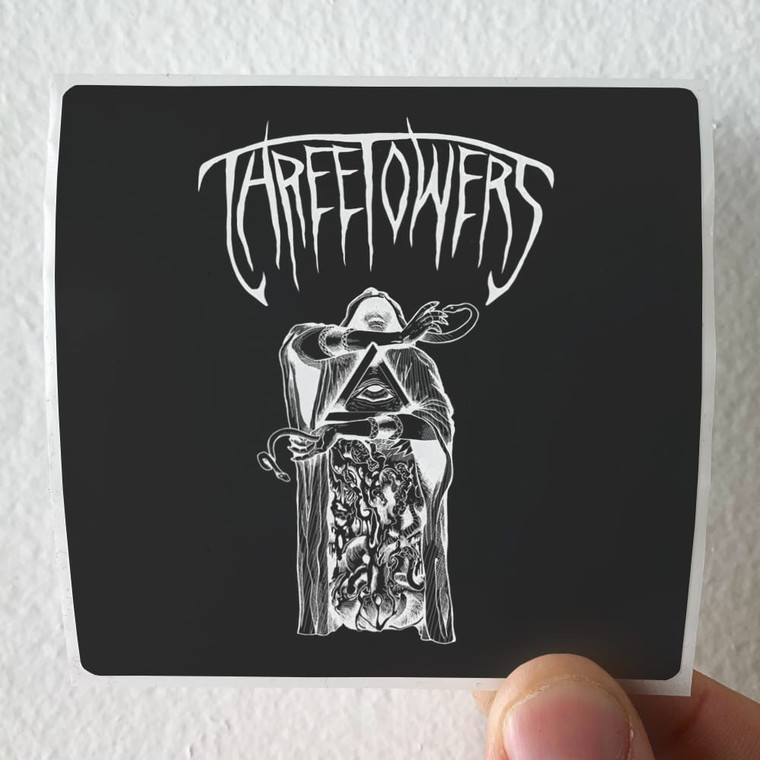 Three Towers Deity Album Cover Sticker