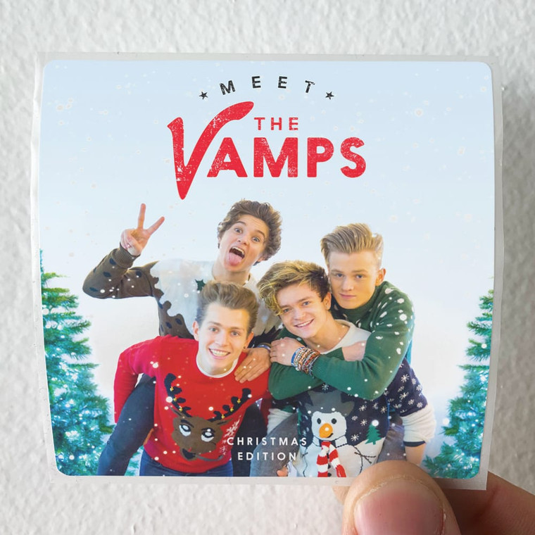 The Vamps Meet The Vamps Deluxe Version 1 Album Cover Sticker