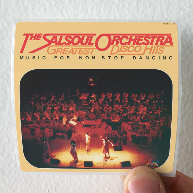 The Salsoul Orchestra Greatest Disco Hits Music For Non Stop Dancing Album Cover Sticker