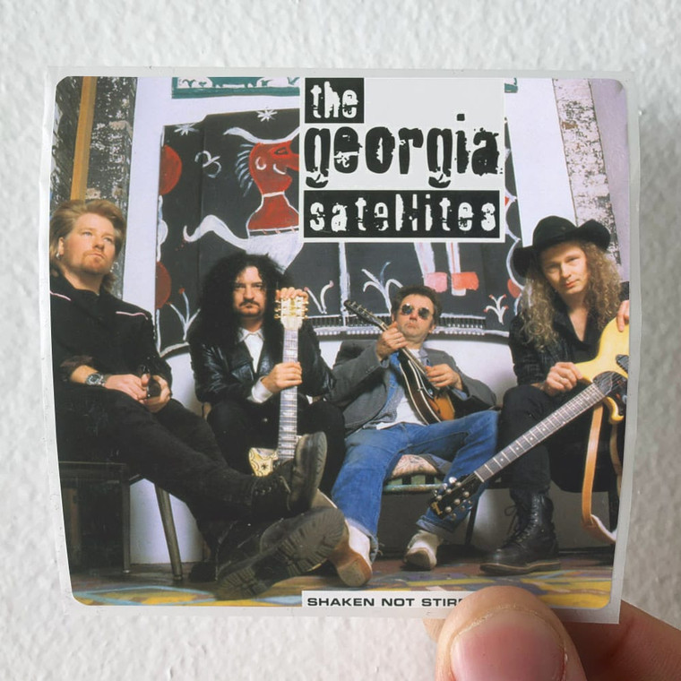 The Georgia Satellites Shaken Not Stirred Album Cover Sticker