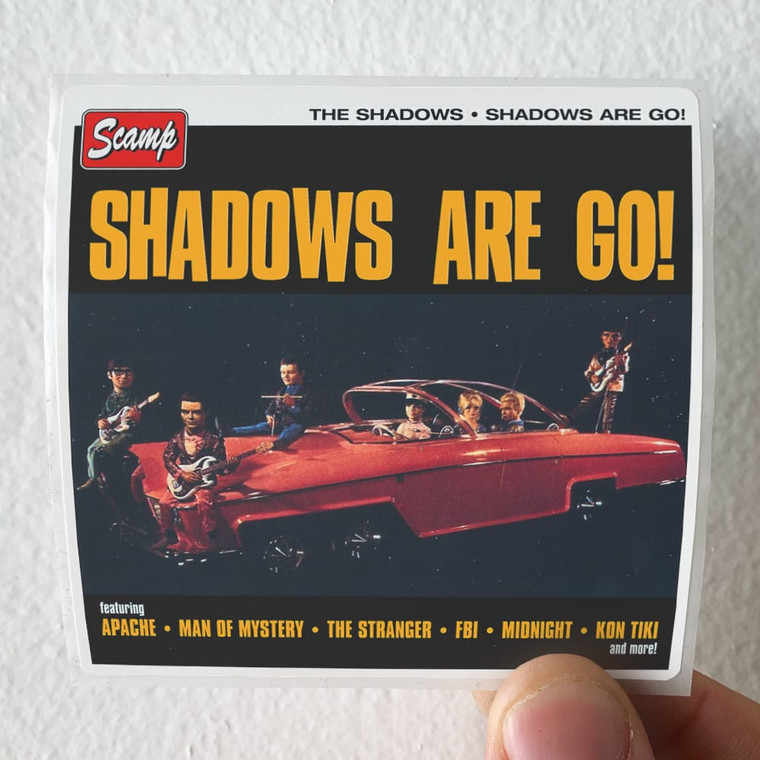 The Shadows Shadows Are Go Album Cover Sticker