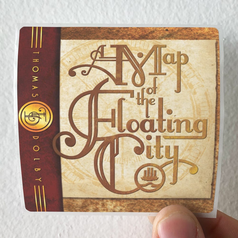 Thomas Dolby A Map Of The Floating City Album Cover Sticker