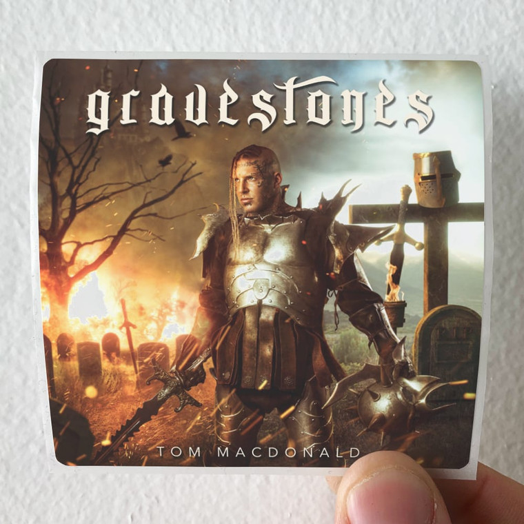 Tom MacDonald Gravestones Album Cover Sticker