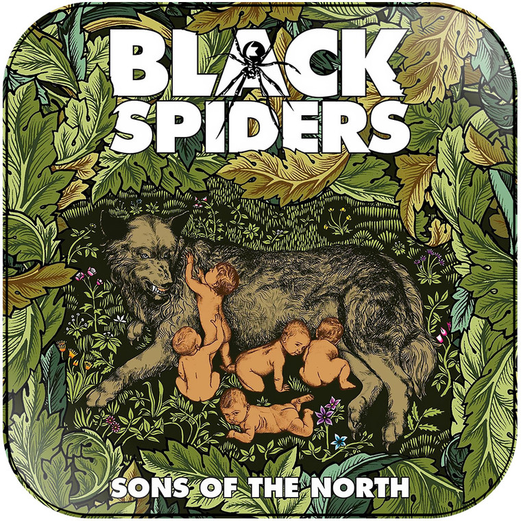 Black Spiders This Savage Land Album Cover Sticker Album Cover Sticker