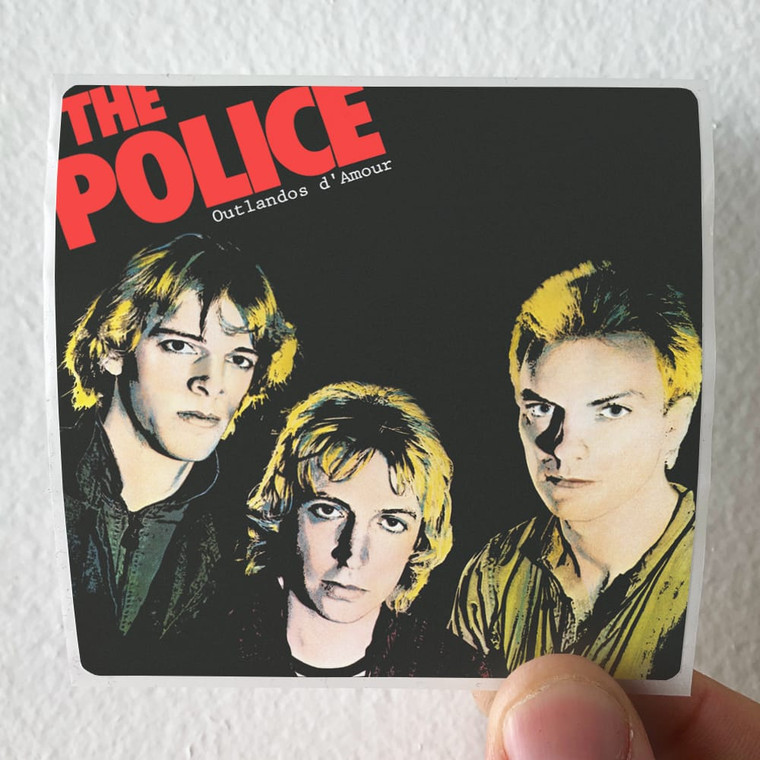 The Police Outlandos Damour 2 Album Cover Sticker