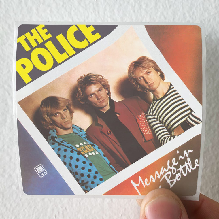 The Police Message In A Bottle 3 Album Cover Sticker