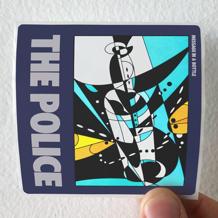 The Police Message In A Bottle 2 Album Cover Sticker