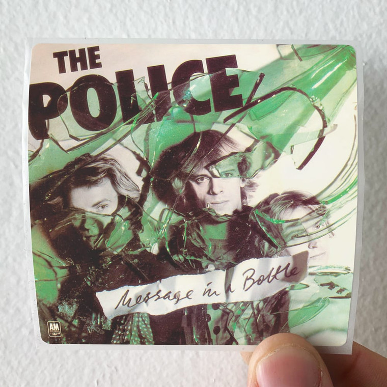 The Police Message In A Bottle 1 Album Cover Sticker The Police Message In A Bottle 1 Album Cover Sticker