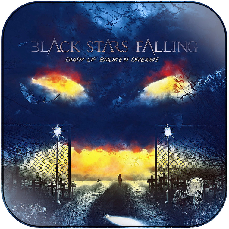 Black Stars Falling Between The Devil The Deep Blue Sea-1 Album Cover Sticker Album Cover Sticker