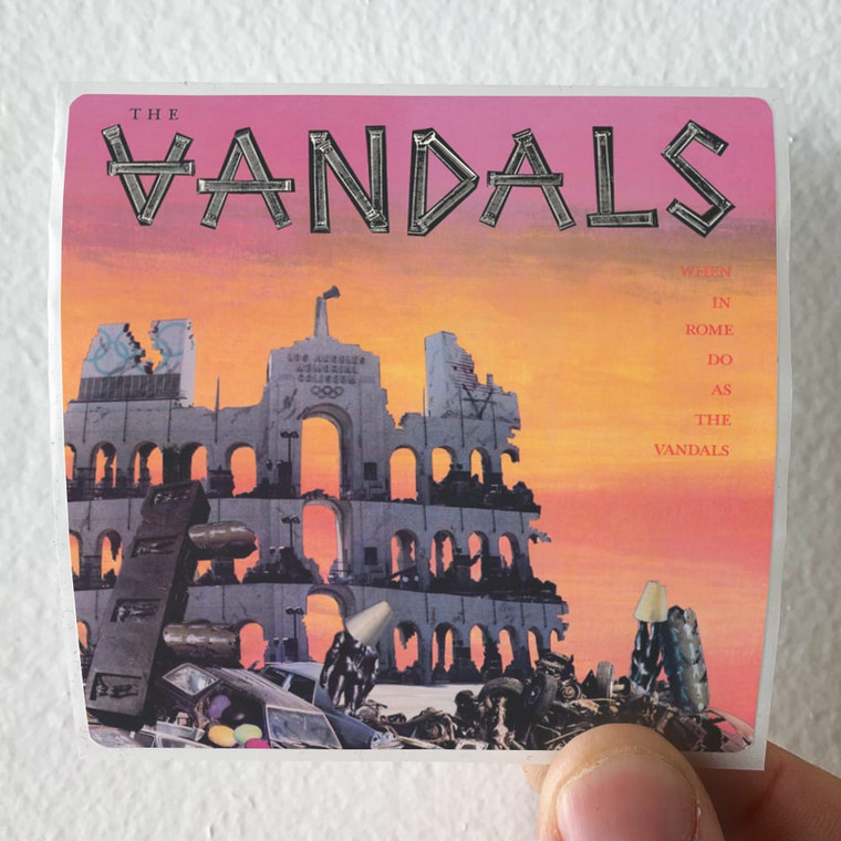 The Vandals When In Rome Do As The Vandals Album Cover Sticker