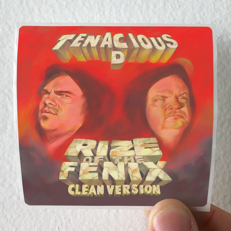 Tenacious D Rize Of The Fenix Album Cover Sticker