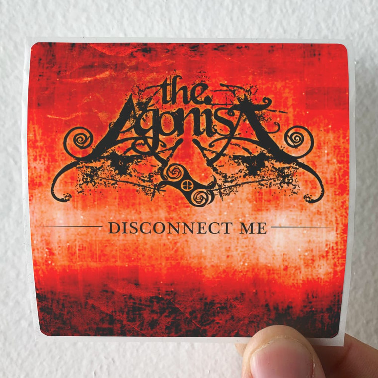 The Agonist Disconnect Me Album Cover Sticker