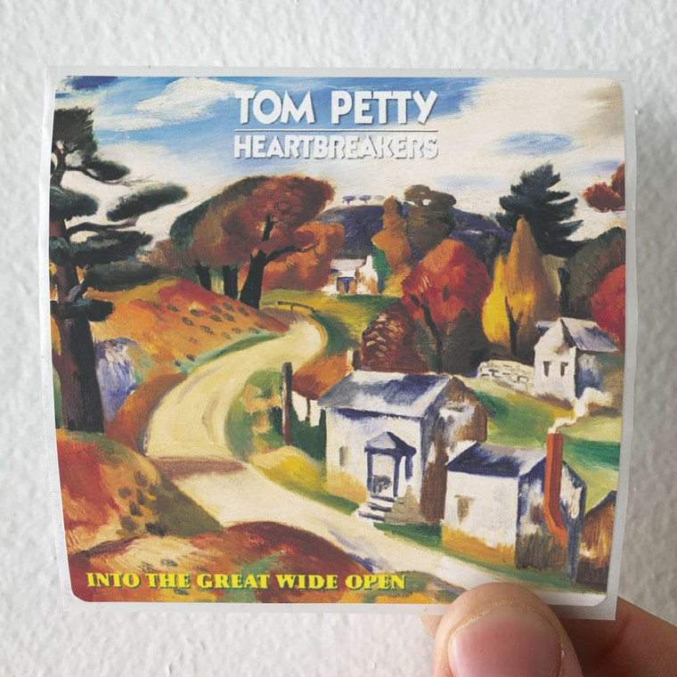 Tom Petty and The Heartbreakers Into The Great Wide Open Album Cover Sticker
