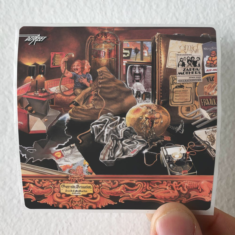 The Mothers of Invention Overnite Sensation Album Cover Sticker