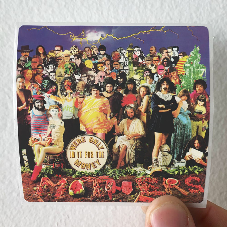 The Mothers of Invention Were Only In It For The Money Album Cover Sticker