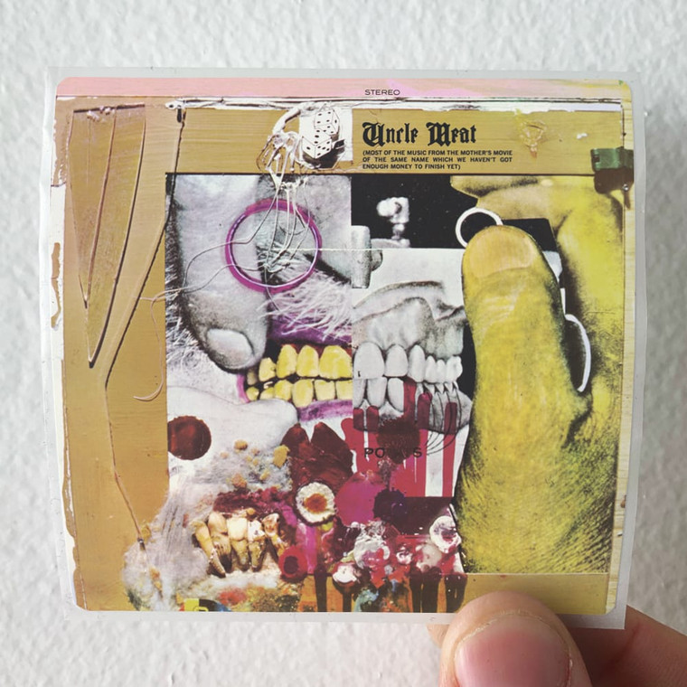 The Mothers of Invention Uncle Meat 1 Album Cover Sticker
