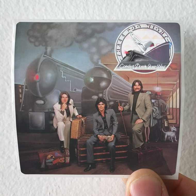 Three Dog Night Coming Down Your Way Album Cover Sticker