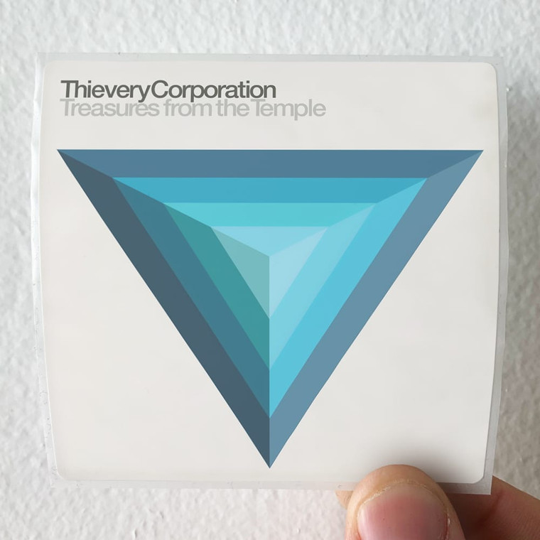 Thievery Corporation Treasures From The Temple Album Cover Sticker