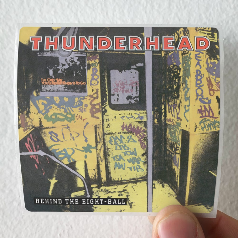 Thunderhead Behind The Eight Ball Album Cover Sticker