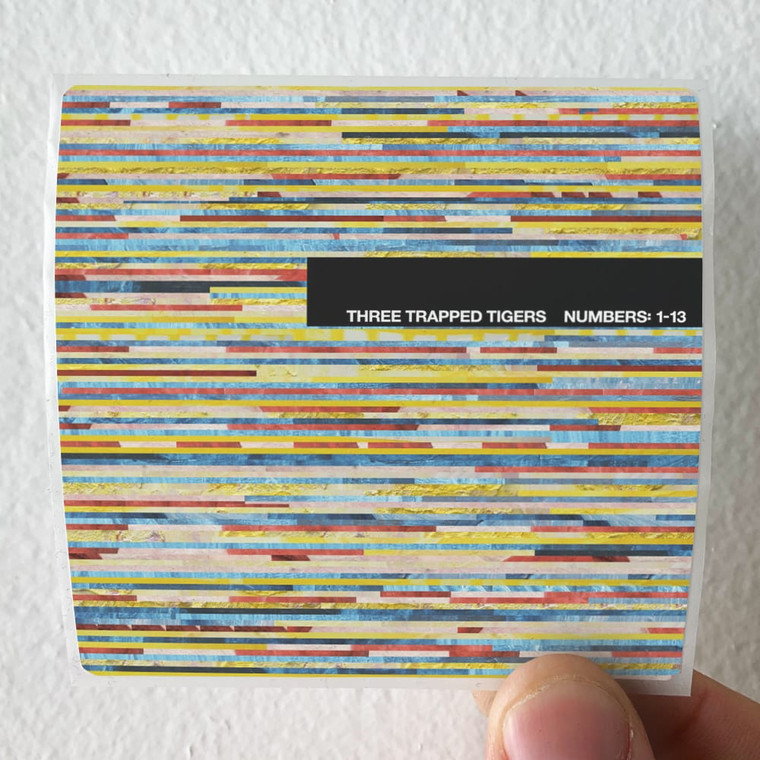 Three Trapped Tigers Numbers 1 13 Album Cover Sticker
