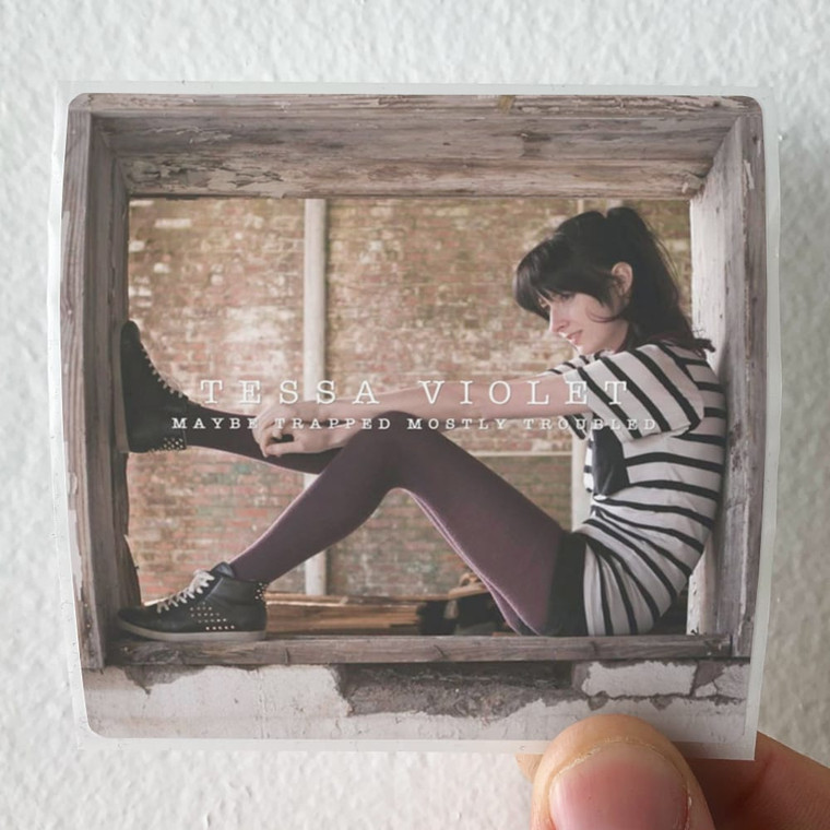 Tessa Violet Maybe Trapped Mostly Troubled Album Cover Sticker