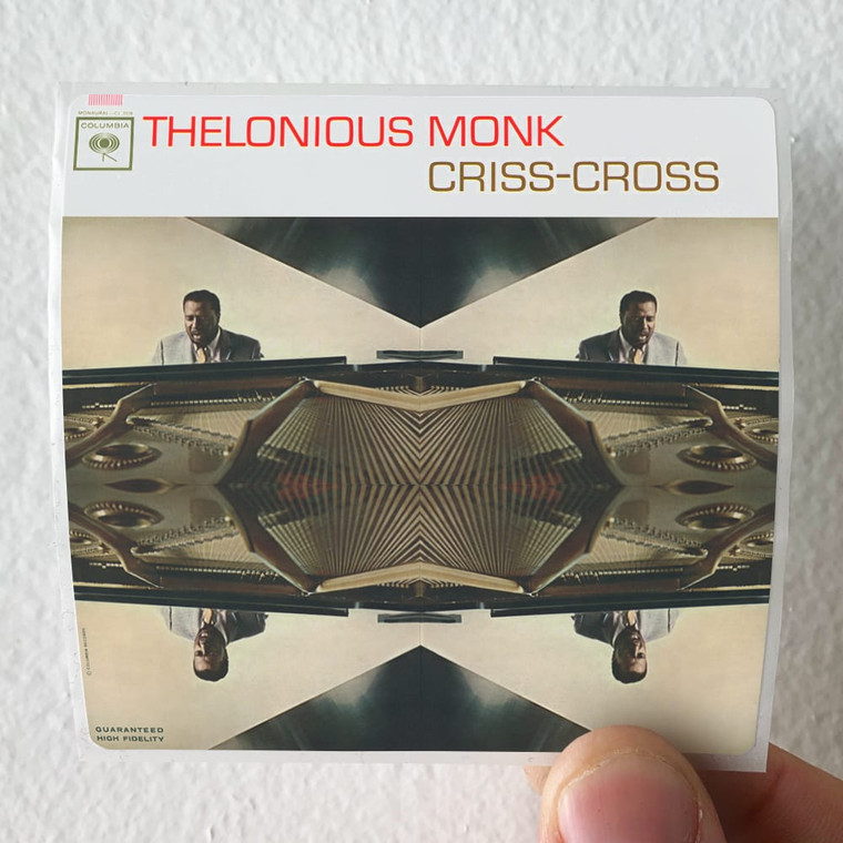 Thelonious Monk Criss Cross Album Cover Sticker
