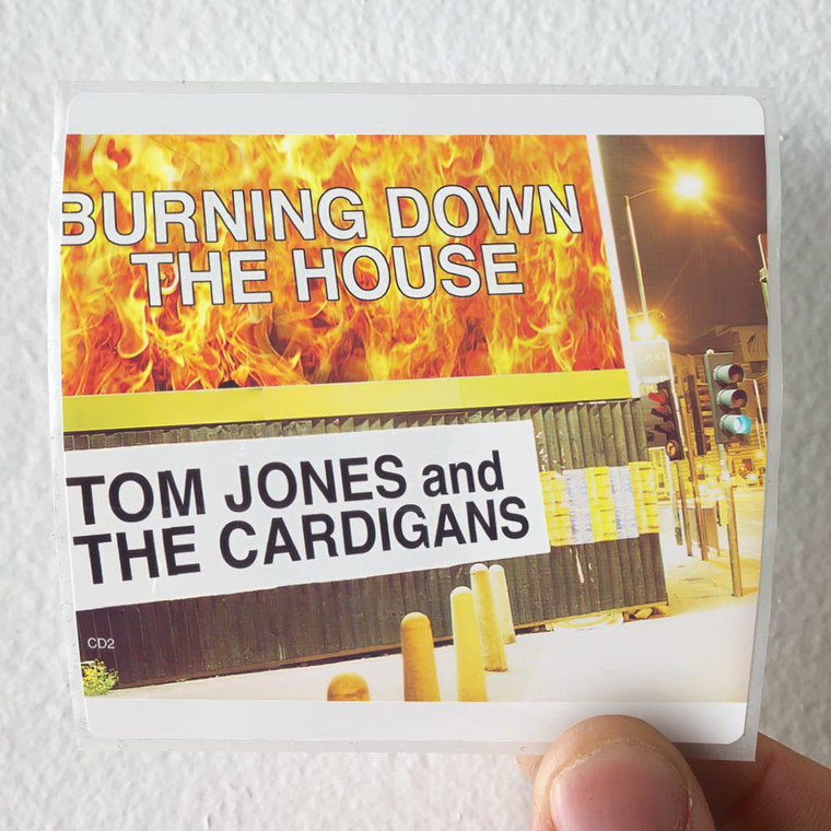 The Cardigans Burning Down The House Album Cover Sticker