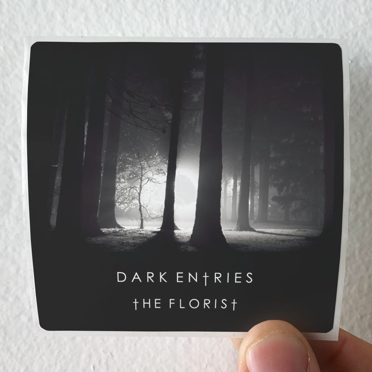 The Florist Dark Entries Album Cover Sticker