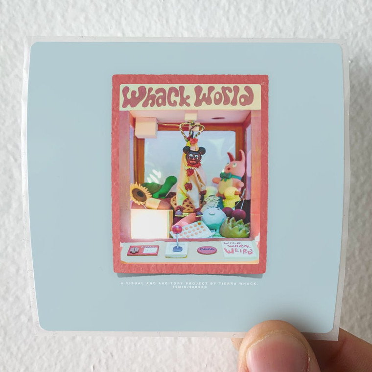 Tierra Whack Whack World Album Cover Sticker Tierra Whack Whack World Album Cover Sticker