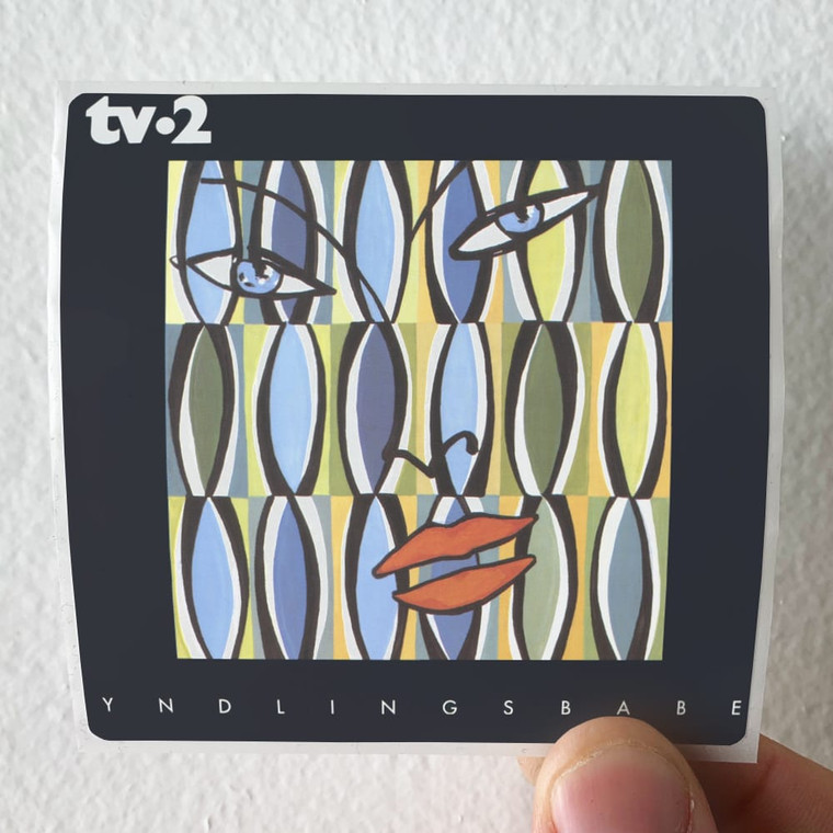 TV-2 Yndlingsbabe Album Cover Sticker