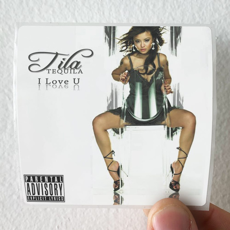 Tila Tequila I Love U Album Cover Sticker