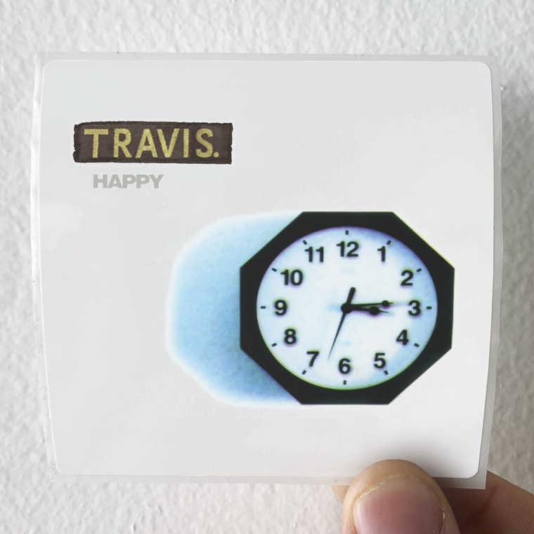 Travis Happy Album Cover Sticker