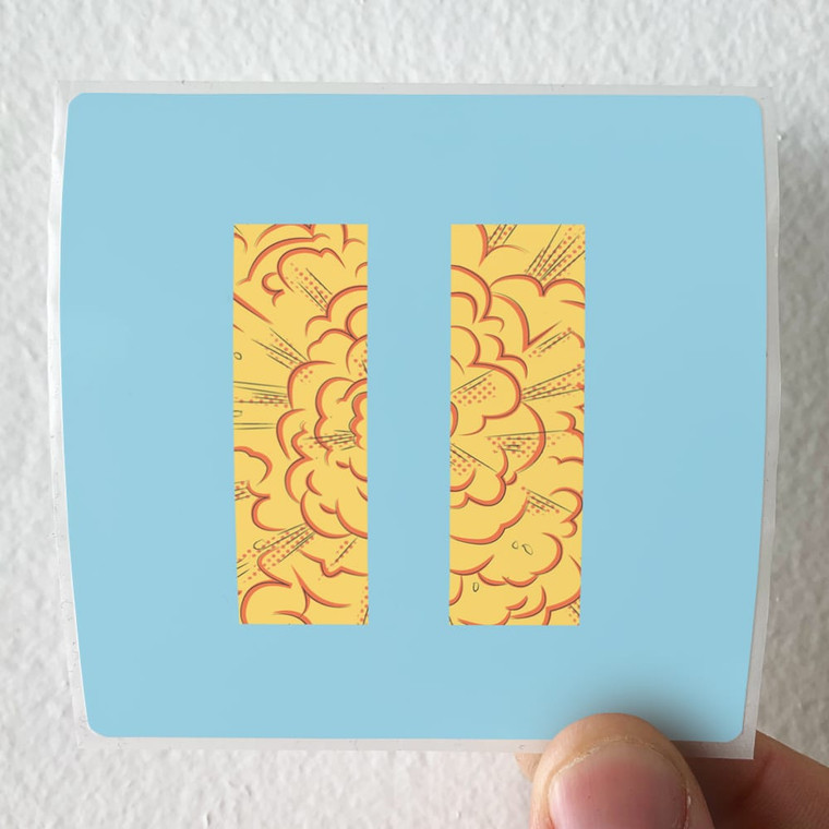 Two Fingers Stunt Rhythms Album Cover Sticker
