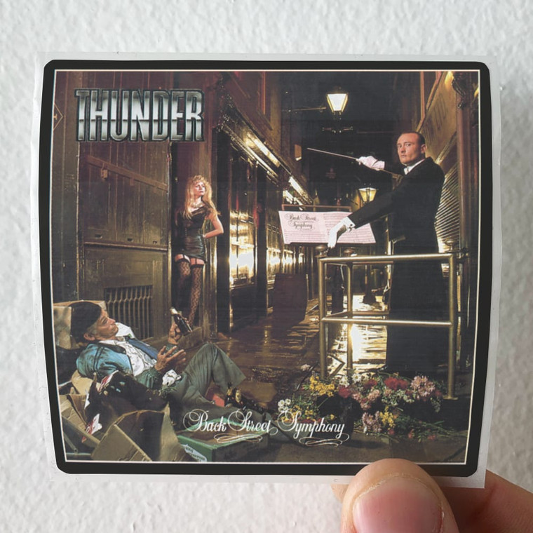 Thunder Back Street Symphony Album Cover Sticker