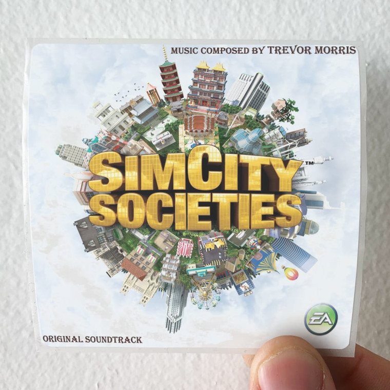 Trevor Morris Simcity Societies Album Cover Sticker
