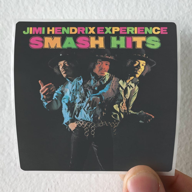 The Jimi Hendrix Experience Smash Hits Album Cover Sticker