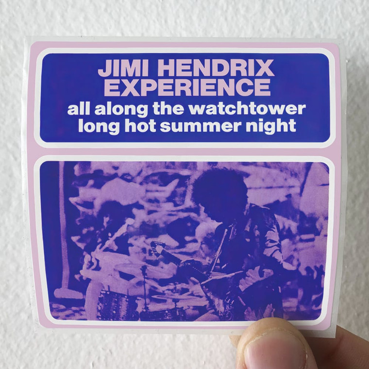 The Jimi Hendrix Experience All Along The Watchtower 6 Album Cover Sticker