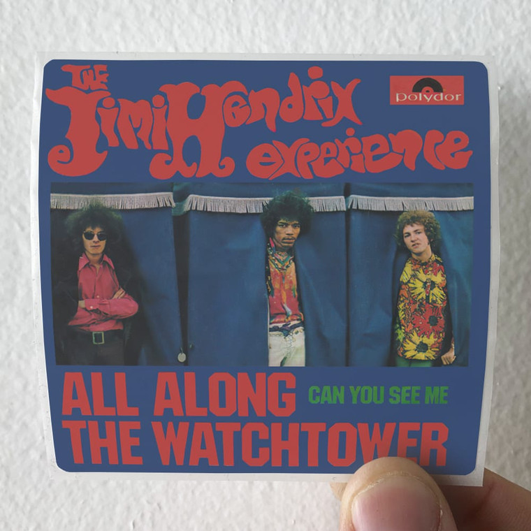 The Jimi Hendrix Experience All Along The Watchtower Album Cover Sticker